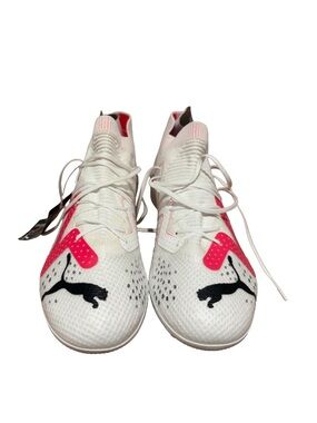 Puma Future Pro MG Soccer Cleats White Fire Orchid Men’s 9 NWT Box